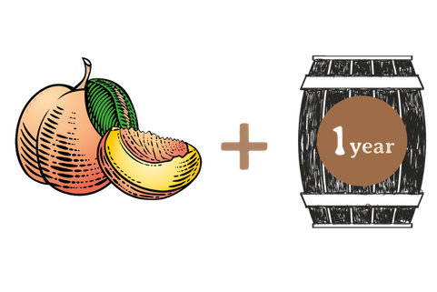 Fruit + one-year-old lambic