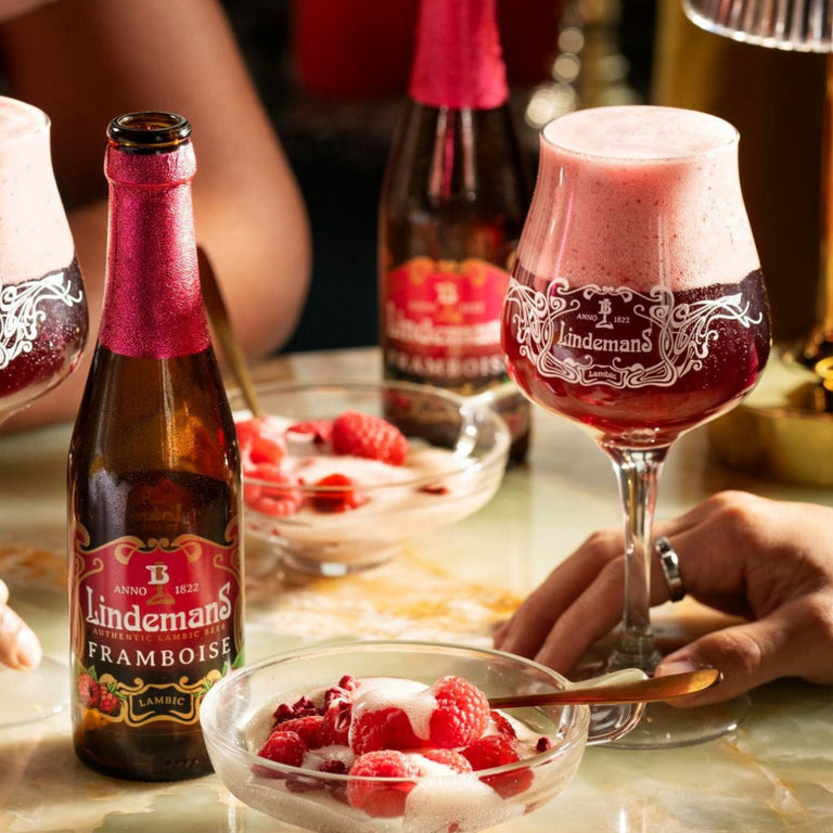 Lindemans Raspberry Beer Fruit Lambic Beers | Belgian Fruit Beers by Lindemans Brewery