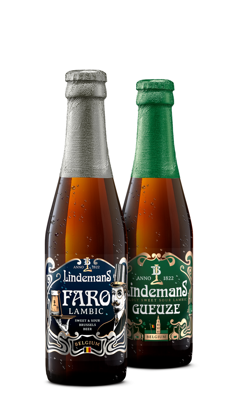 Sweetened lambic beers
