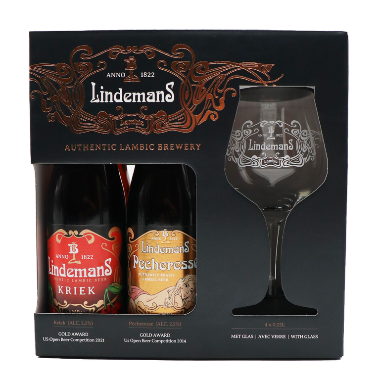 Coffret Cadeau Lindemans 4x25 Cl Verre Sensorik coffret-cadeau-lindemans-4x25-cl-verre-sensorik